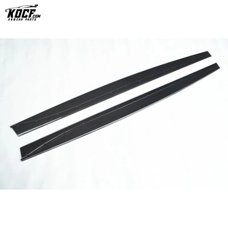 2015-19 MP style Carbon Fiber Side Skirts extensions ADD-ON For BMW F80 M3 F82 M4 F83