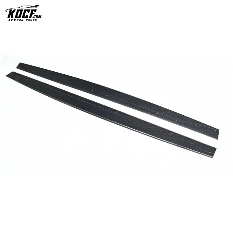 2015-19 MP style Carbon Fiber Side Skirts extensions ADD-ON For BMW F80 M3 F82 M4 F83