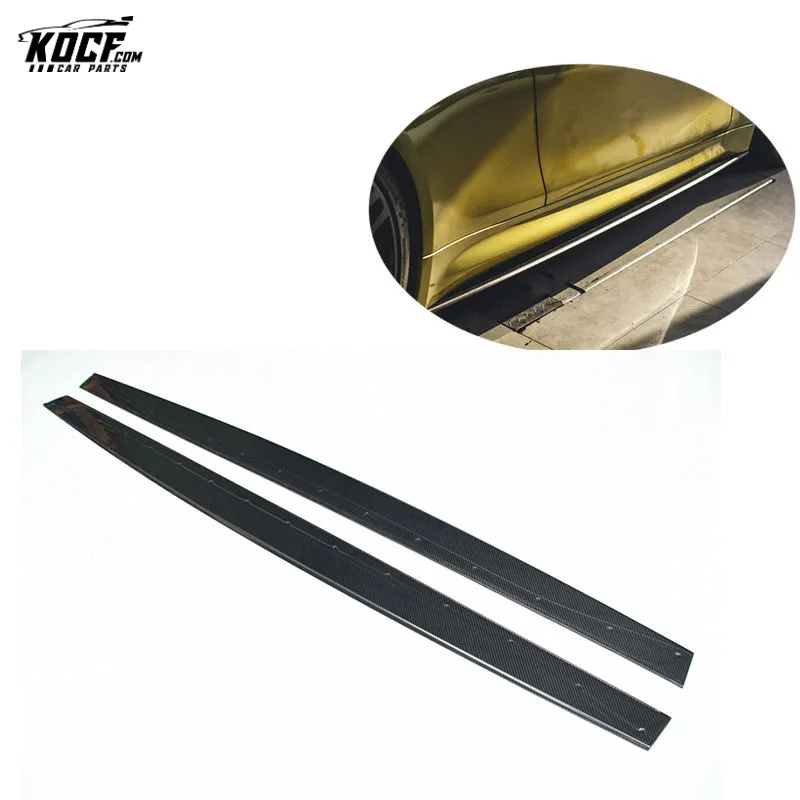 2015-2019 1 PAIR MP style Carbon Fiber Side Skirts extensions For BMW F80 M3 F82 M4 F83