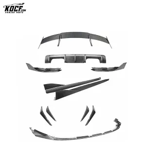 2020  G80 M3 G82 M4 M performance style Carbon Fiber Body kit Front Lip Side skirts Diffuser Spoile For BMW G80 G82