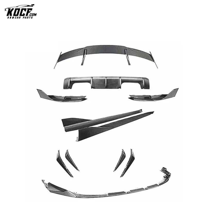 2020  G80 M3 G82 M4 M performance style Carbon Fiber Body kit Front Lip Side skirts Diffuser Spoile For BMW G80 G82