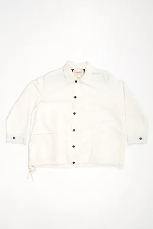 3013 Button Coach Jacket | Cream