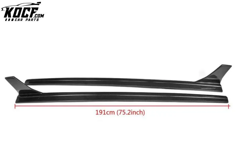 A3 S3 Auto Carbon Fiber Side Skirt for Audi A3 S3 2014 4-Doors