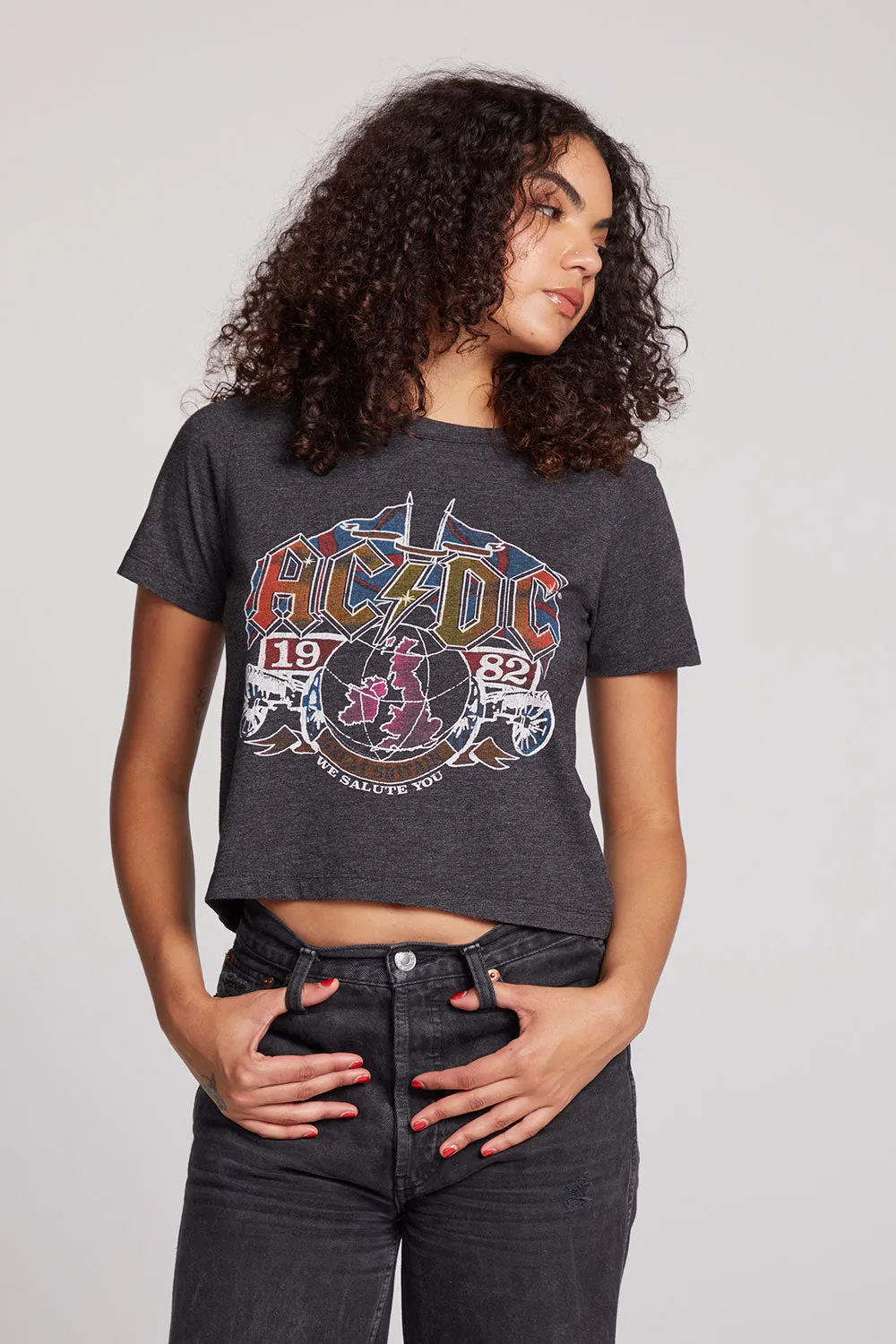 AC/DC '82 Tour Embroidered Tee