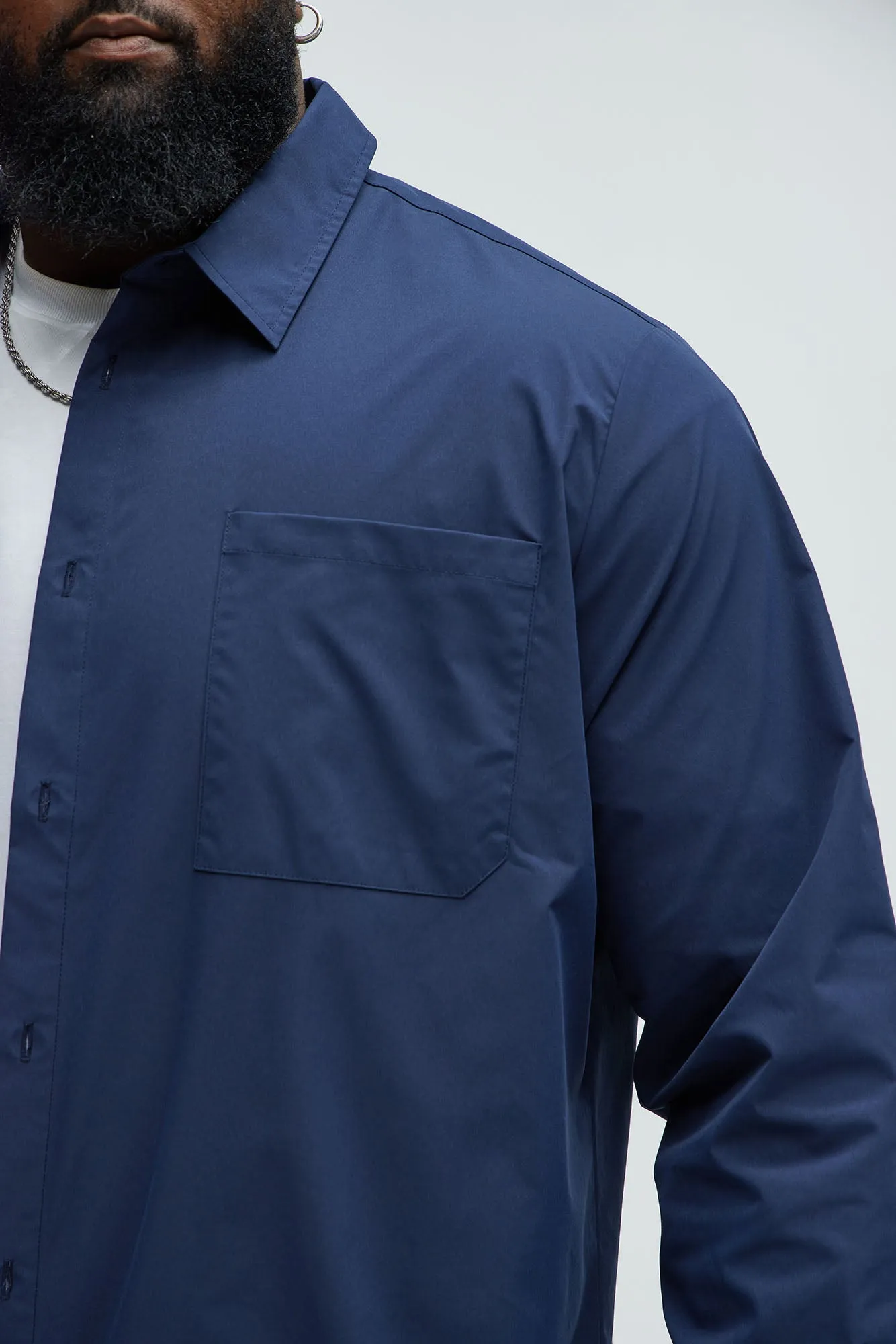 Ansel Tech Shirt - Navy