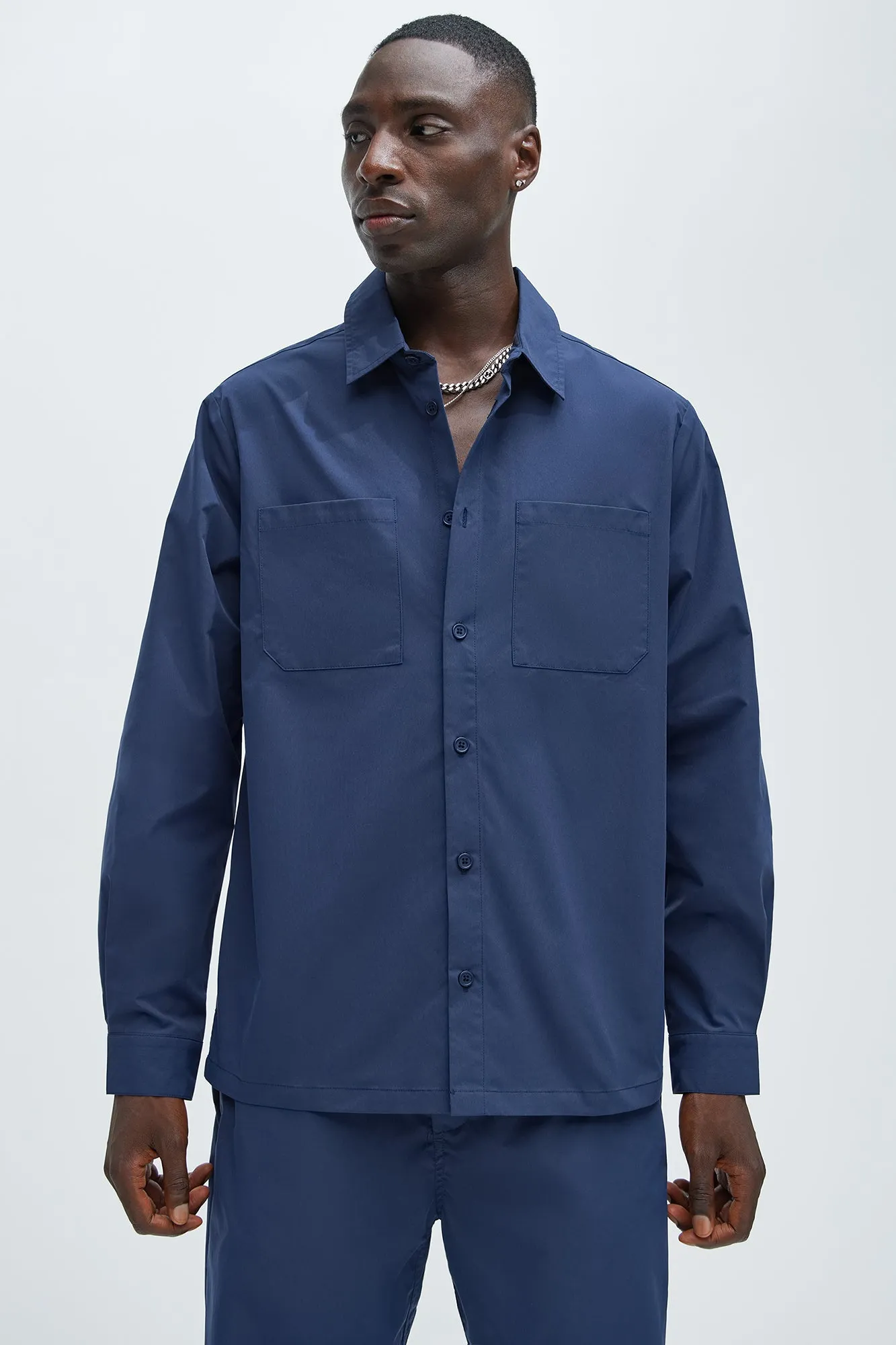 Ansel Tech Shirt - Navy