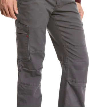 Ariat, FR M5 Straight DuraStretch DuraLight Cordura Canvas Straight Pant, 10027709, Iron Grey