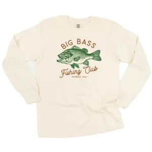 Big Bass Fishing Club - LONG SLEEVE COMFORT COLORS TEE