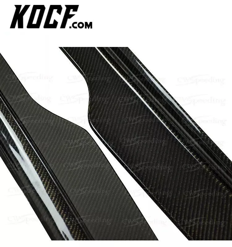 CA STYLE CARBON FIBER SIDE SKIRTS FOR 2015-2016 DODGE CHALLENGER BODY KIT