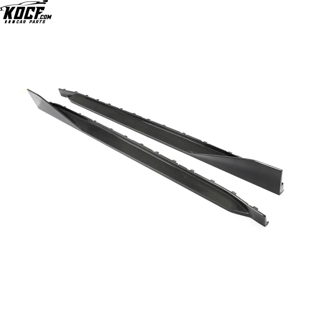 Carbon Fiber G82 G83 M4 Side Skirts Extension for BMW G82 G83 M4 2021 2022 Replacement Style