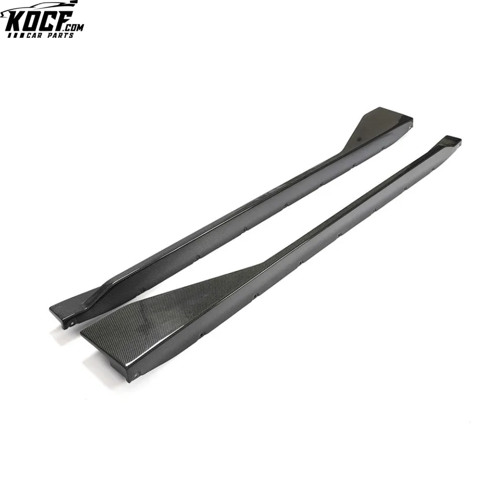 Carbon Fiber G82 G83 M4 Side Skirts Extension for BMW G82 G83 M4 2021 2022 Replacement Style