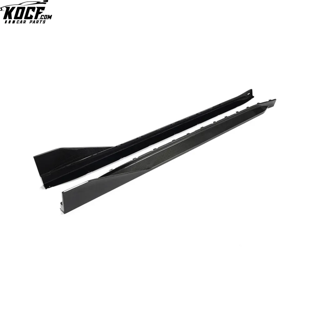 Carbon Fiber G82 G83 M4 Side Skirts Extension for BMW G82 G83 M4 2021 2022 Replacement Style