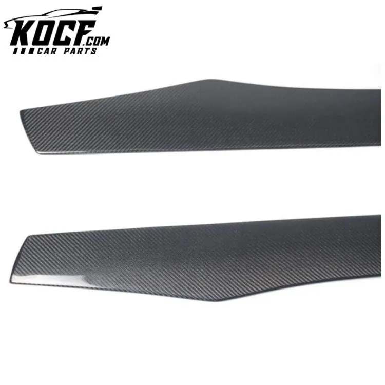 Carbon Fiber Universal Side Skirts Extension For BMW 4 Series F32 F33 F36 2014 