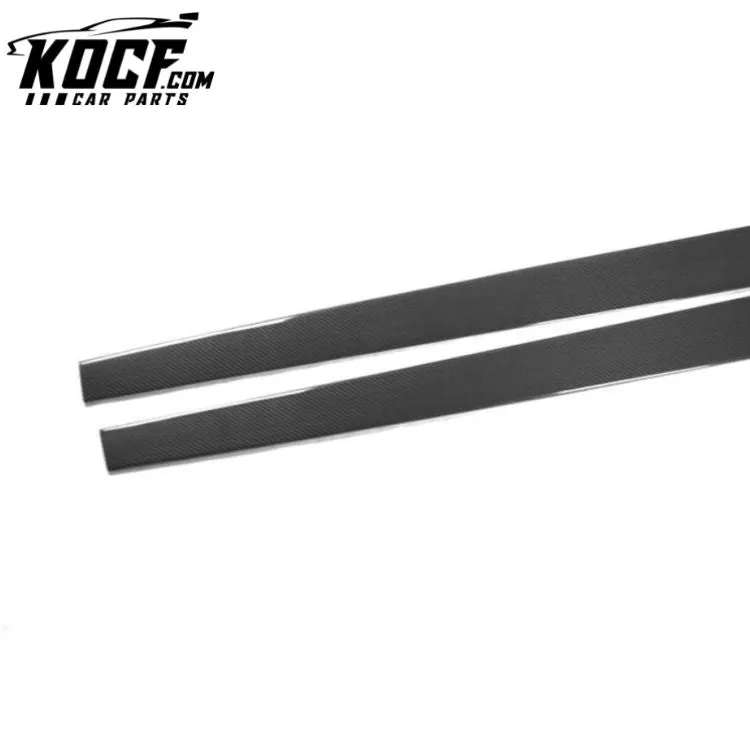 Carbon Fiber Universal Side Skirts Extension For BMW 4 Series F32 F33 F36 2014 