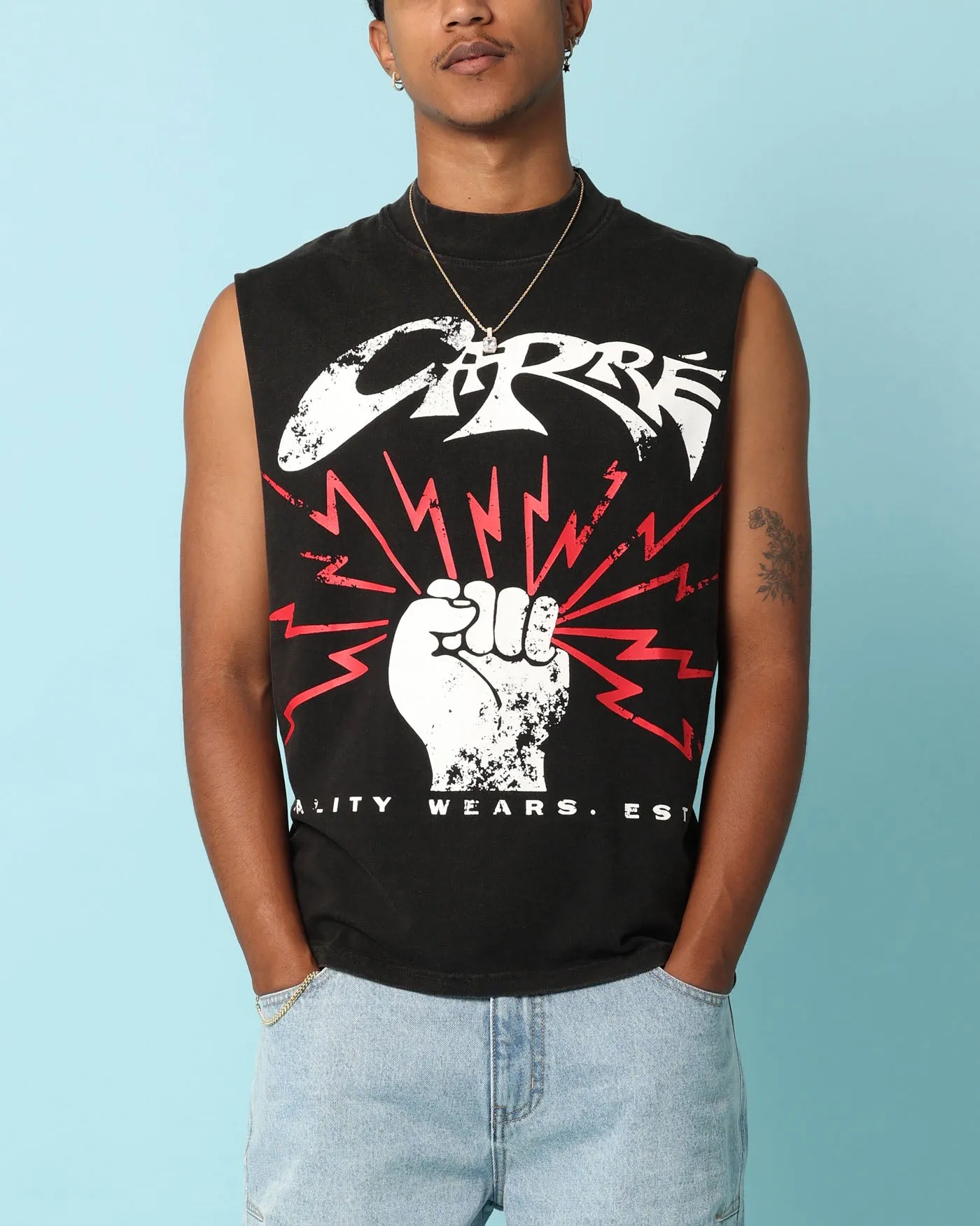 Carré Rev 13 Muscle T-Shirt Vintage Black