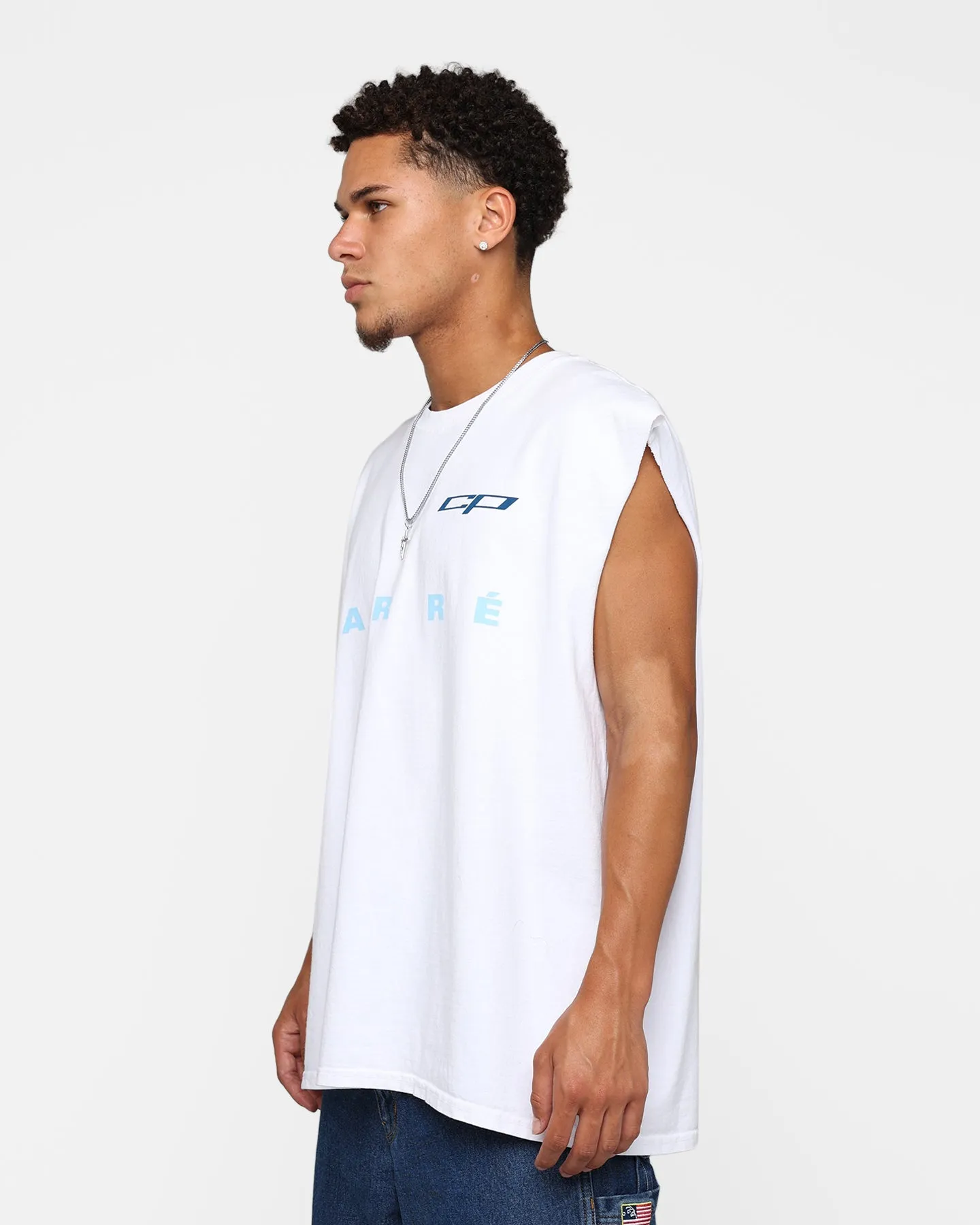 Carre Enhanced Muscle T-Shirt White