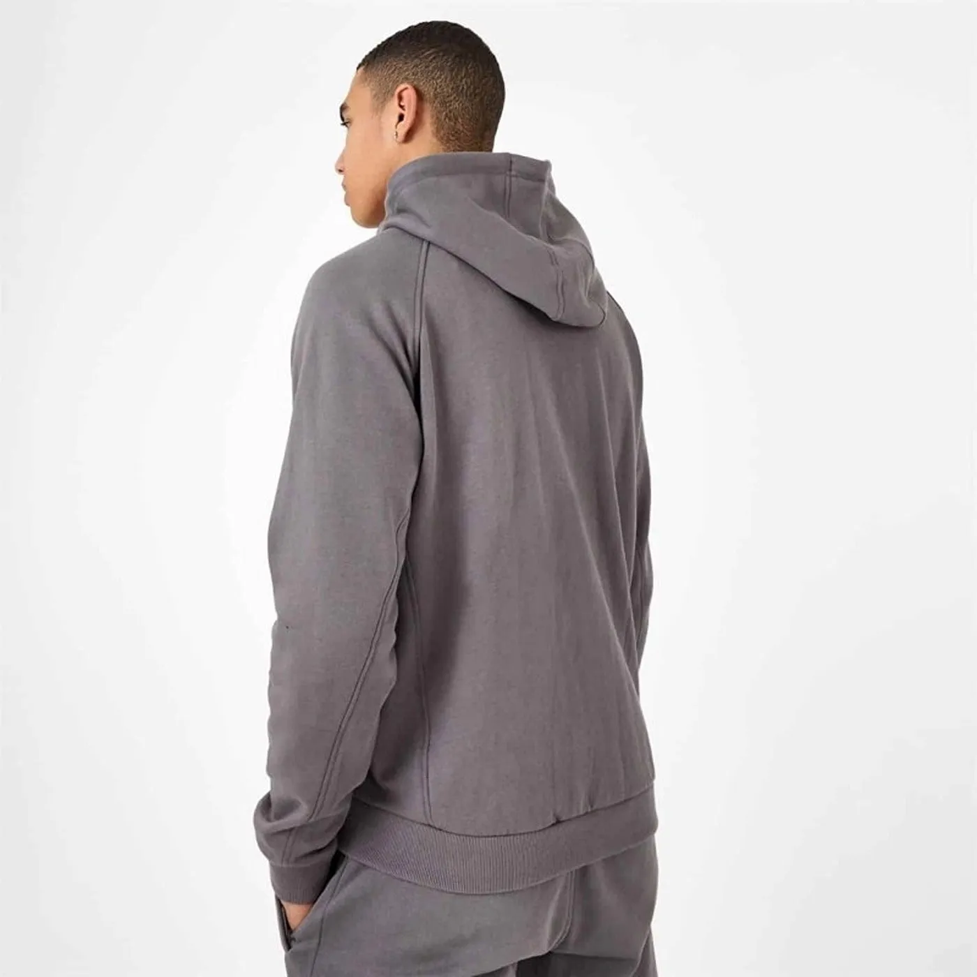 EVLST Dark Grey Zip Up Hoodie