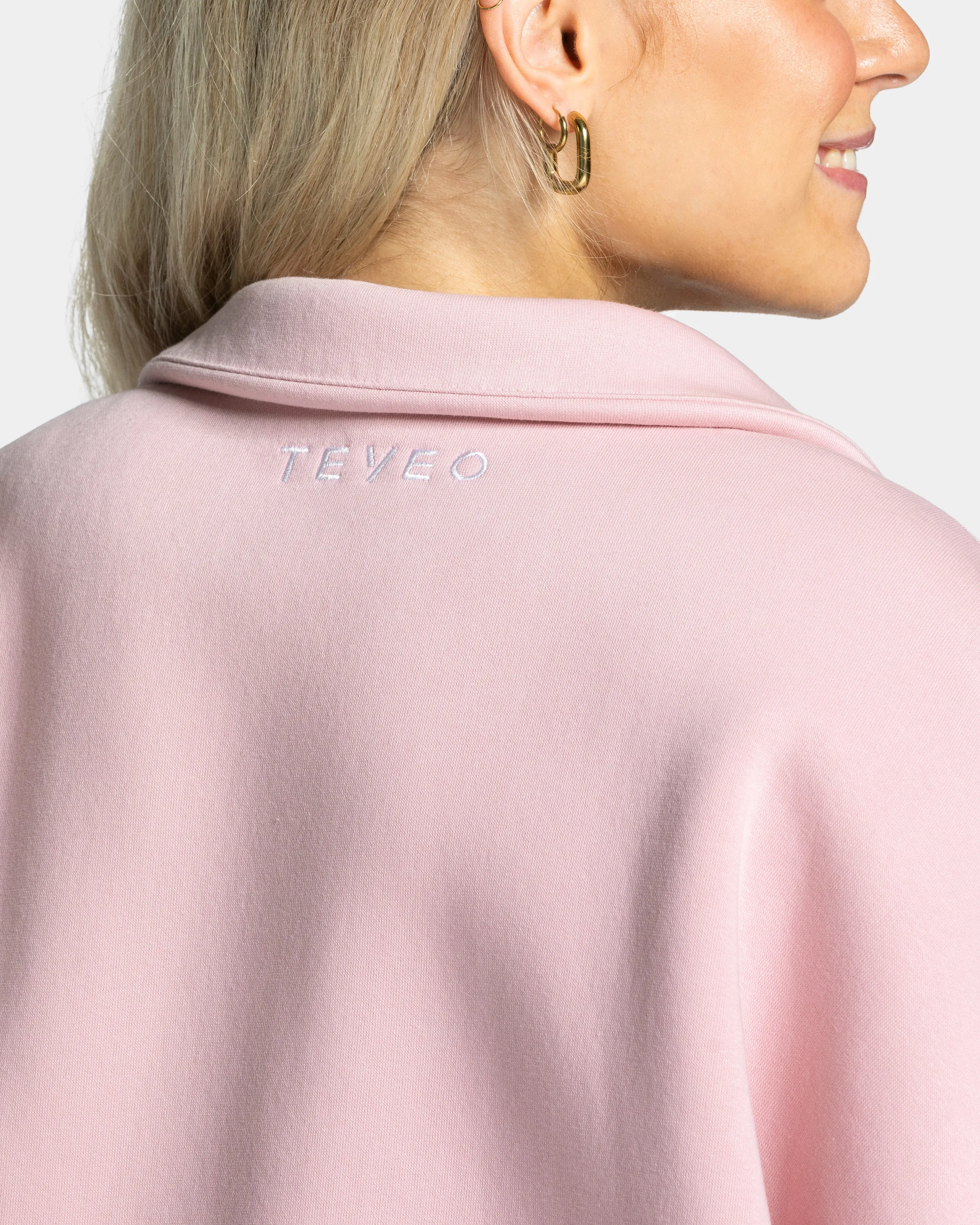 Femme Half Zip Sweater "Rosa"