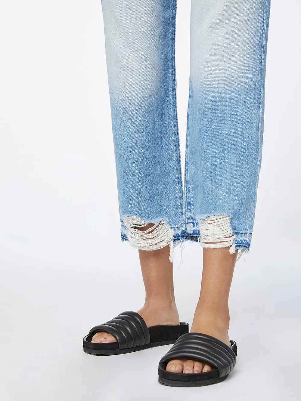 Frame Denim - Le Hollywood Crop Jeans Released Hem in Fullerton