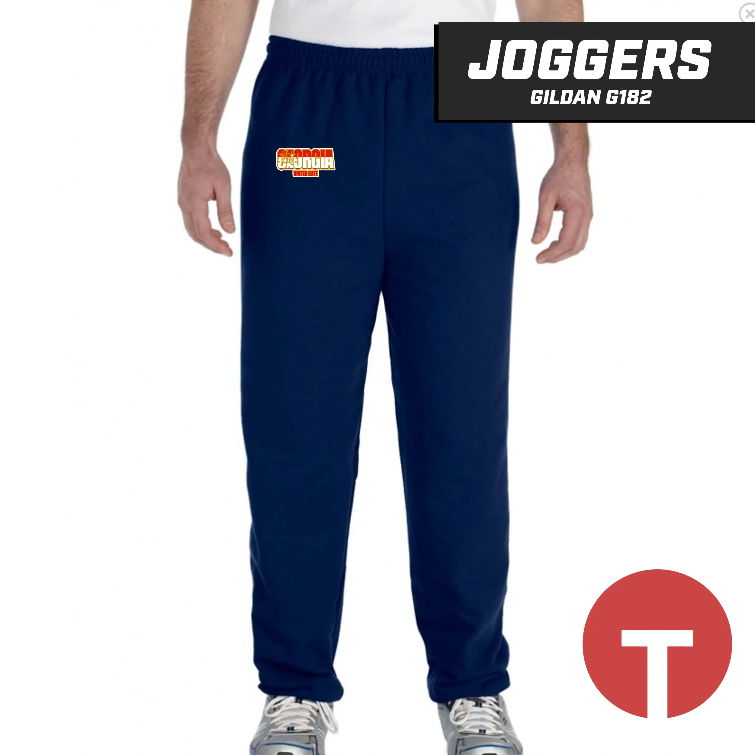 Georgia United Elite - LOGO 2 - Jogger pants Gildan G182