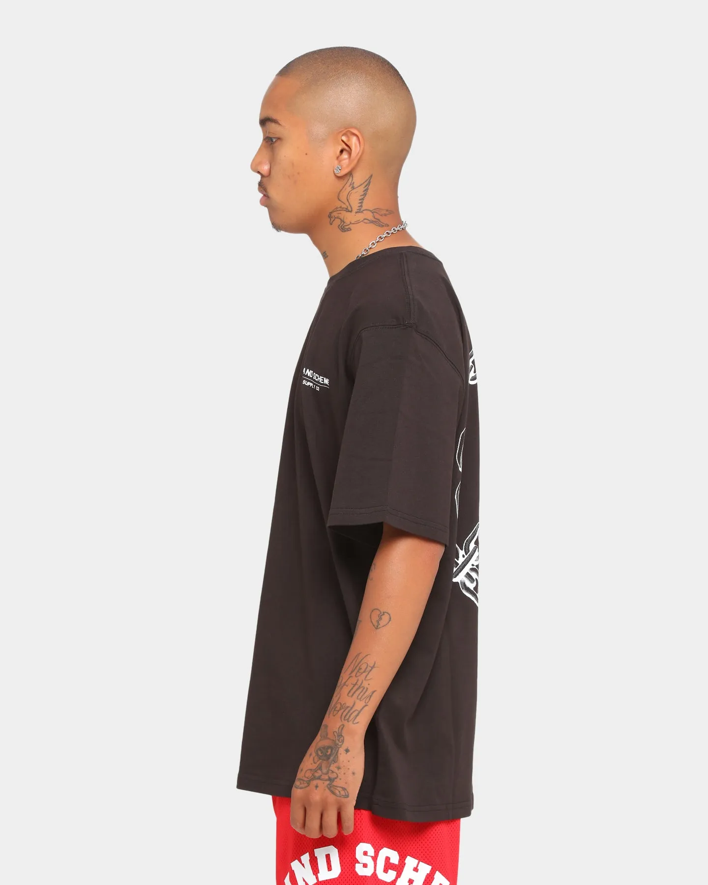 Grand Scheme Peace Short Sleeve T-Shirt Black