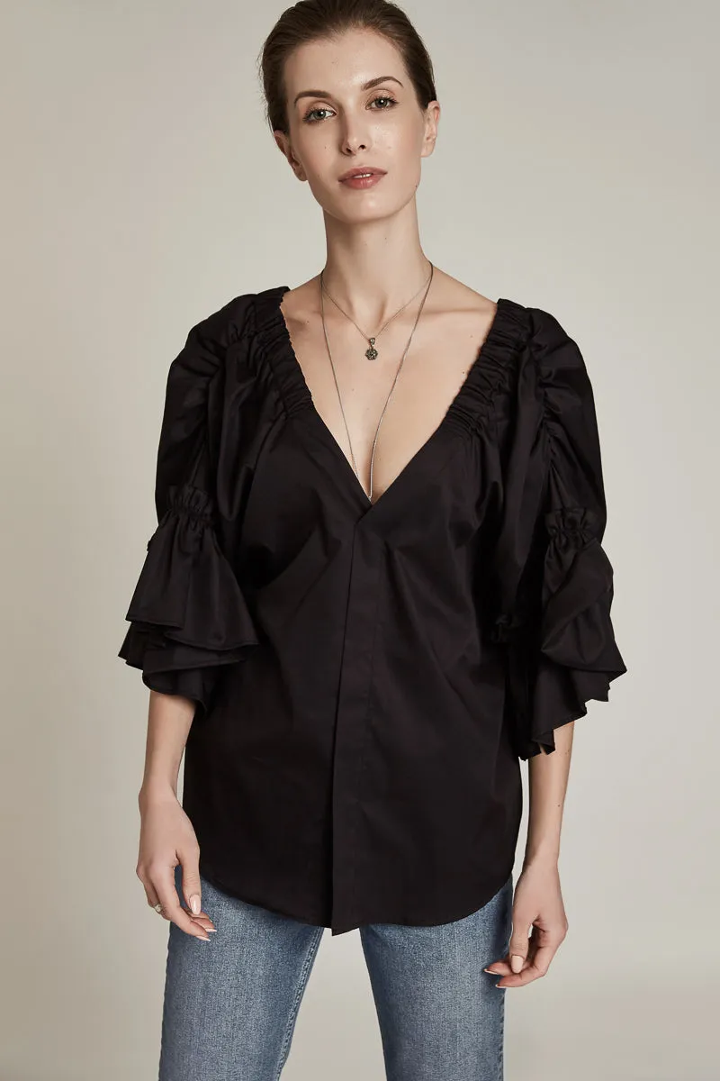 Harshman Mira Popover Blouse