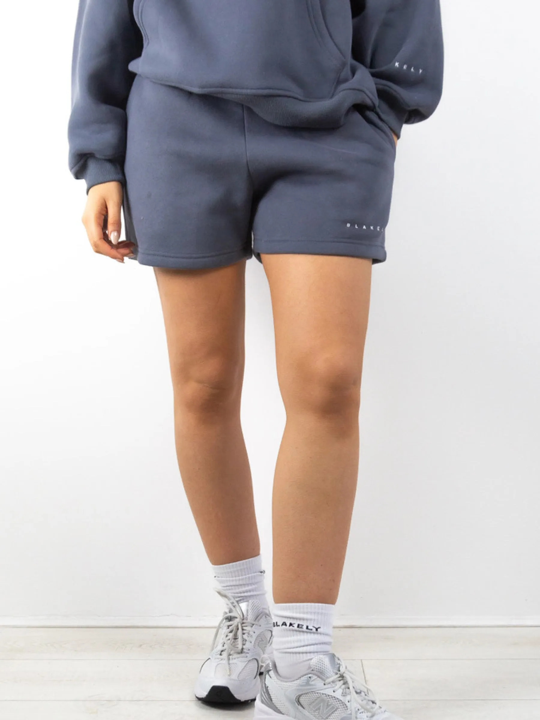 Isabel Jogger Shorts - Blue