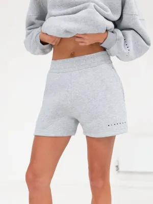 Isabel Jogger Shorts - Marl Grey