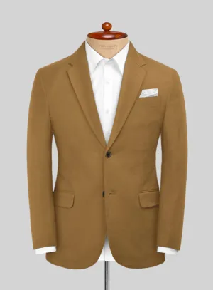 Italian Tan Cotton Stretch Jacket