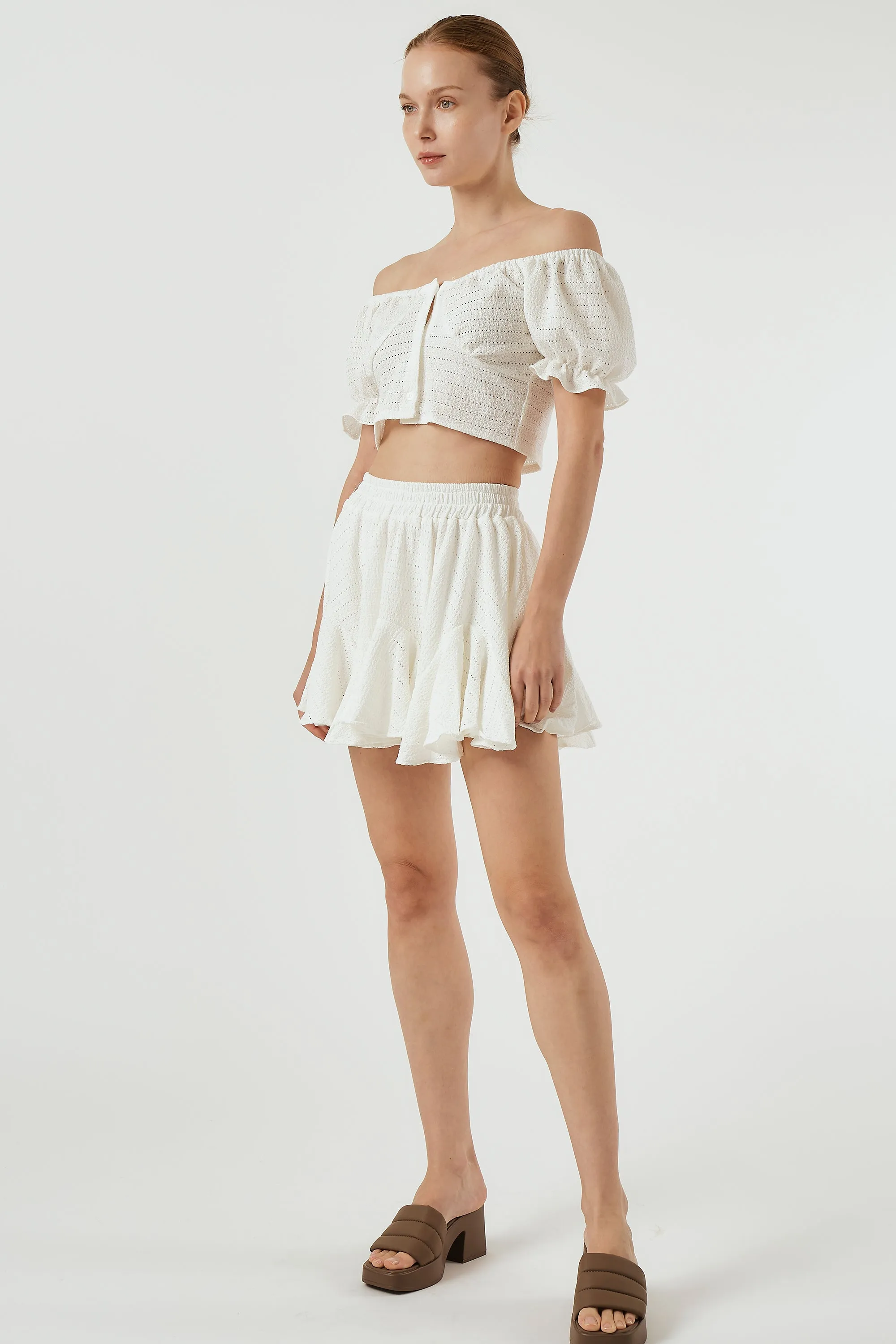 Ivy Pointelle Skirt