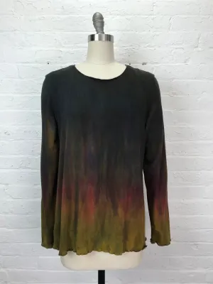 Jane Long Sleeve Top in Iridescent Dawn - XXL