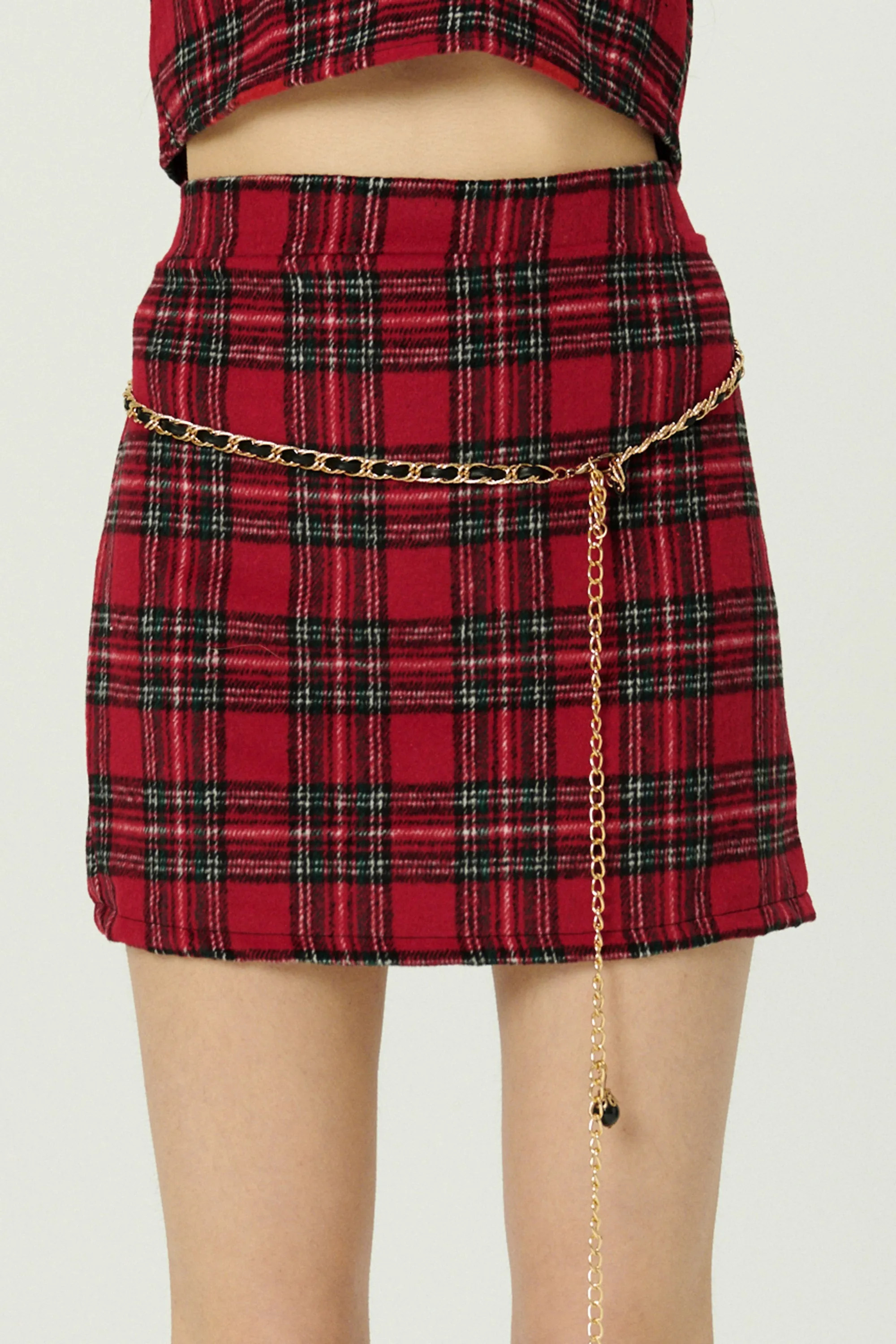 Jasper Mini Skirt in Plaid