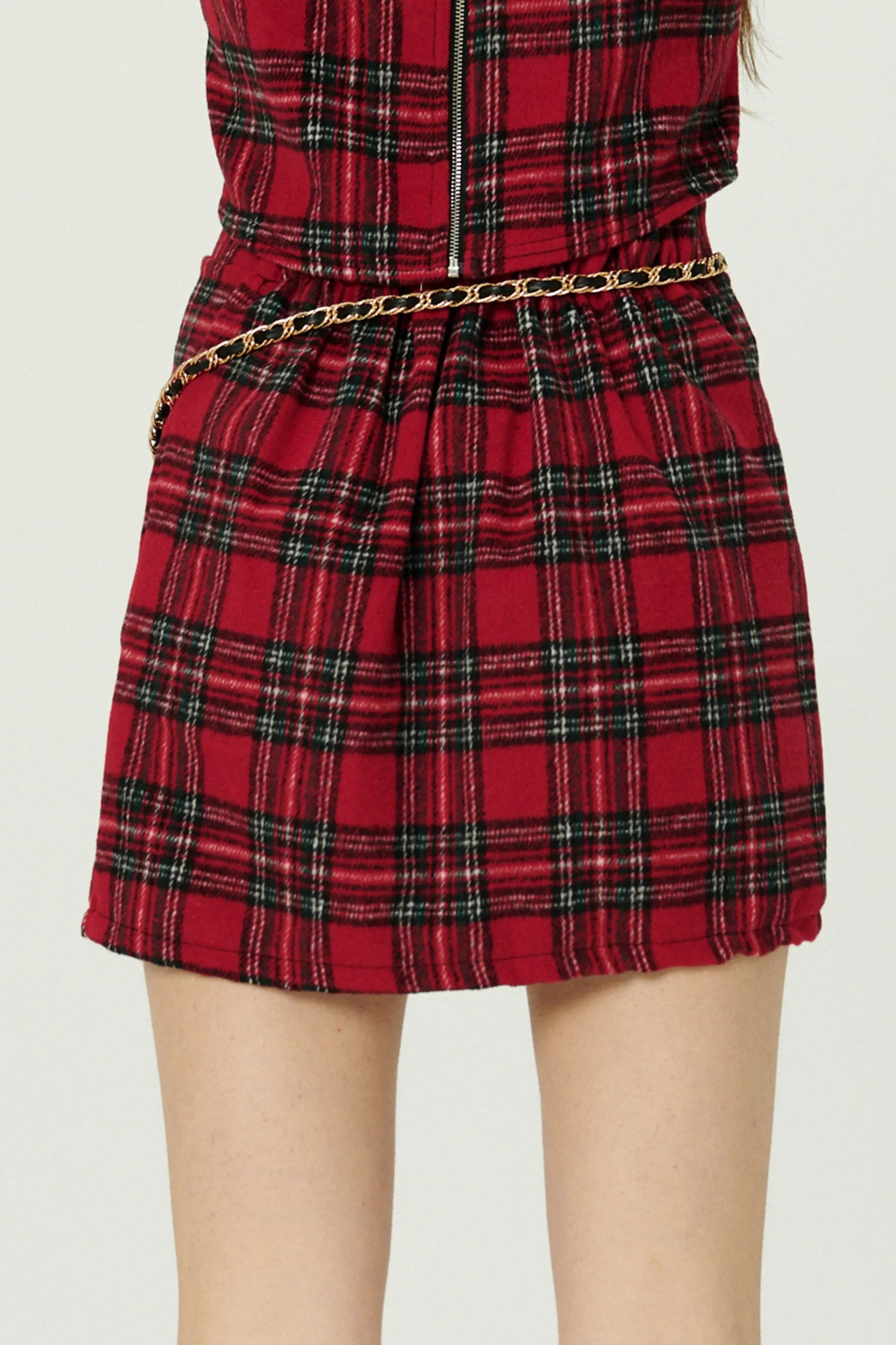 Jasper Mini Skirt in Plaid