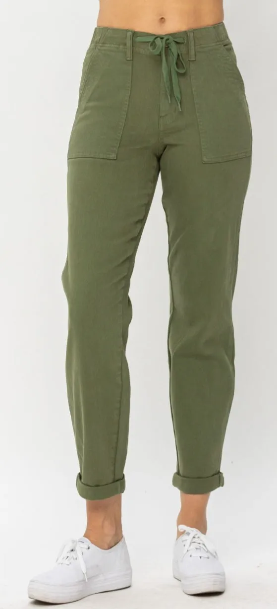 Judy blue olive green joggers