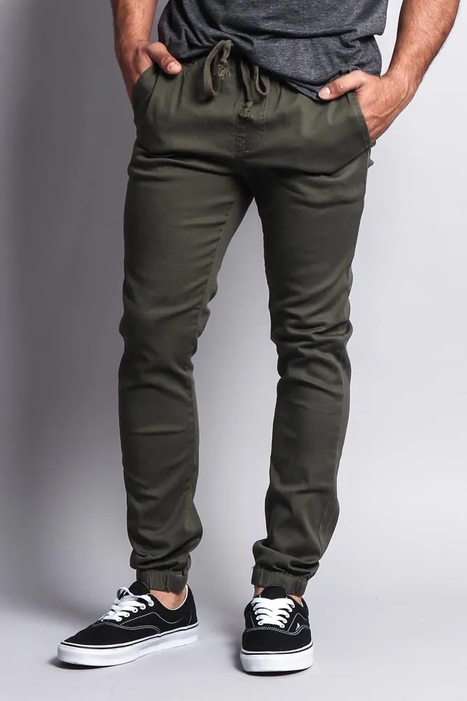 Men's Slant-Pocket Skinny Joggers