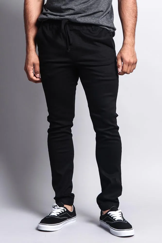 Men's Slant-Pocket Skinny Joggers