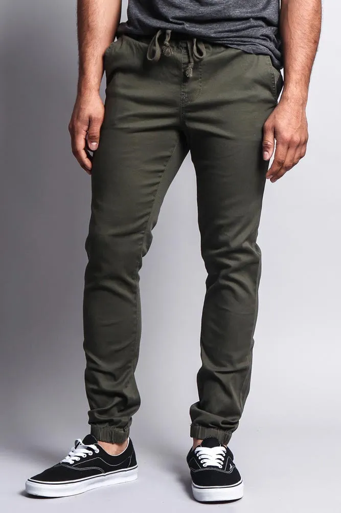 Men's Slant-Pocket Skinny Joggers