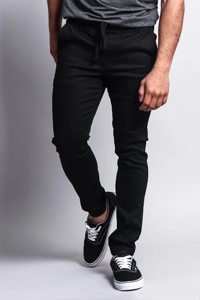 Men's Slant-Pocket Skinny Joggers