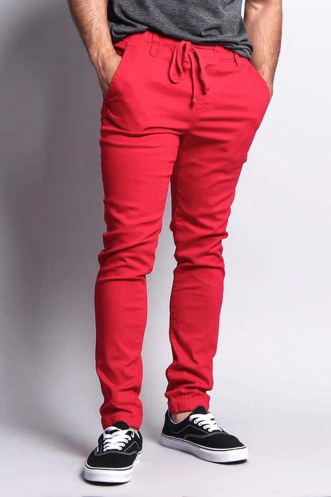 Men's Slant-Pocket Skinny Joggers