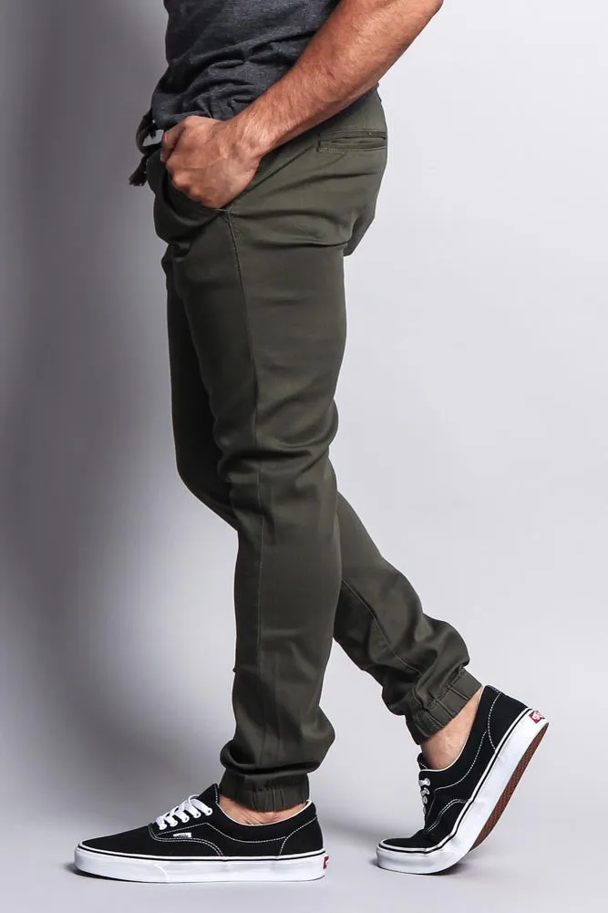 Men's Slant-Pocket Skinny Joggers