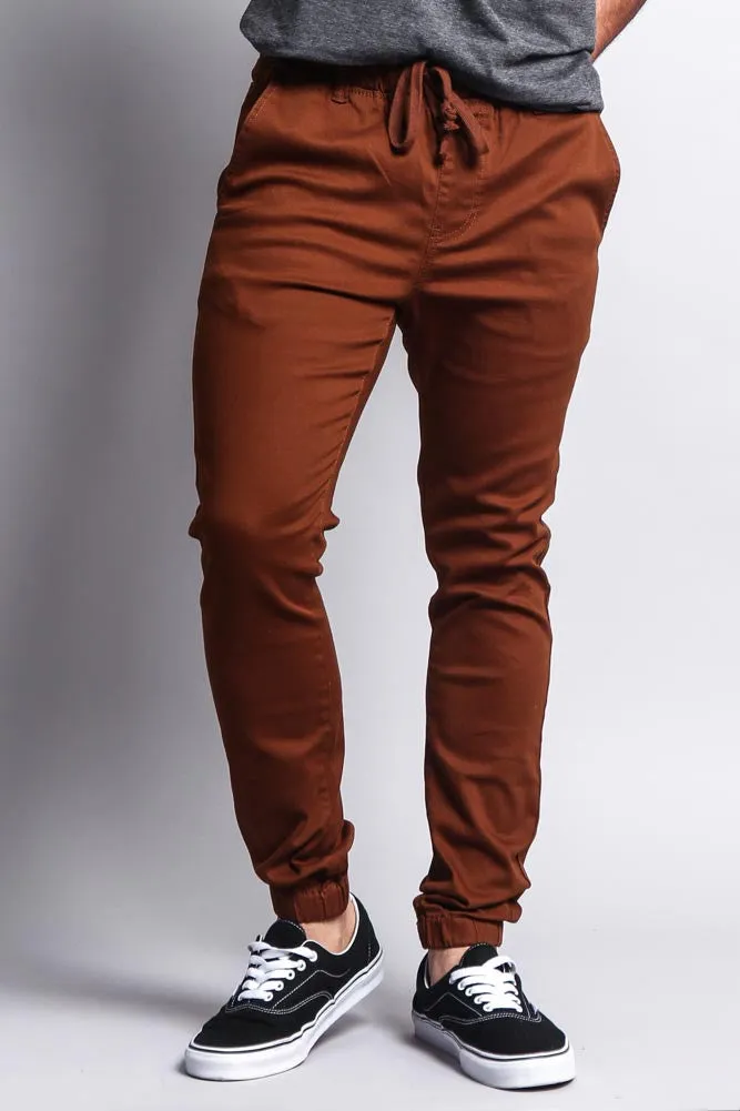 Men's Slant-Pocket Skinny Joggers