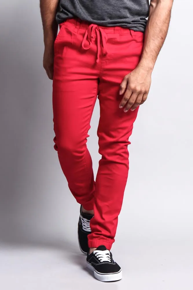 Men's Slant-Pocket Skinny Joggers