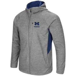 Michigan Wolverines Colosseum All Them Teeth Full Zip Hoodie Jacket