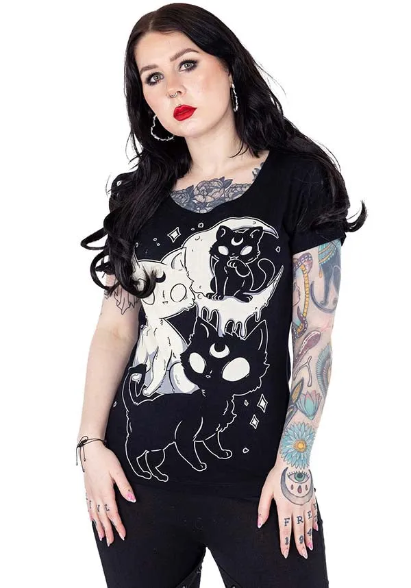 Midnight Kitty | T-SHIRT