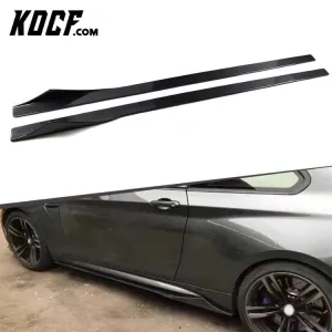 MTC Design Style Carbon Fiber Side Skirts For BMW F87 M2 2016 