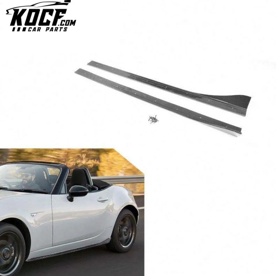 MX-5 Carbon Fiber Car Side Sills for Mazda MX-5 Miata Convertible 2-Door 16-17