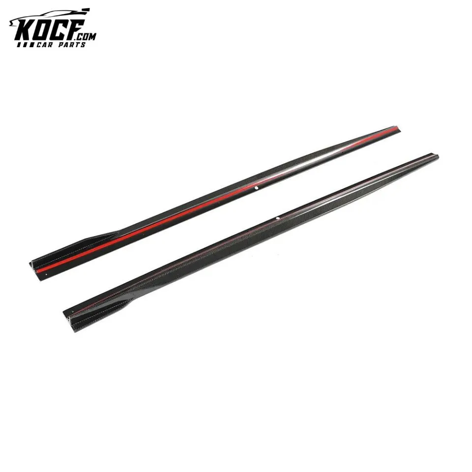 NEW 3 Series G20 Car Side Skirts Extension Carbon Fiber for BMW G20 G28 330i M340i Sedan 2019-2020