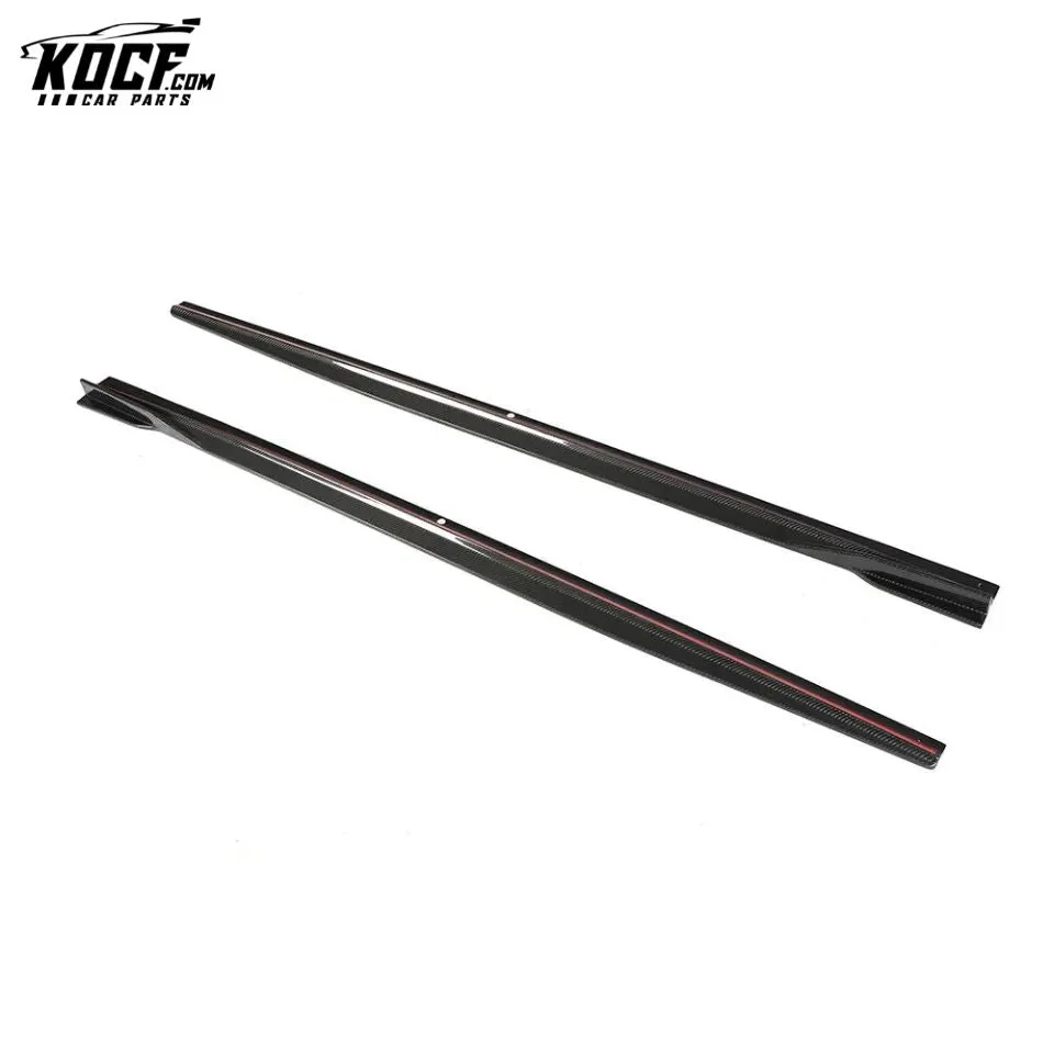 NEW 3 Series G20 Car Side Skirts Extension Carbon Fiber for BMW G20 G28 330i M340i Sedan 2019-2020