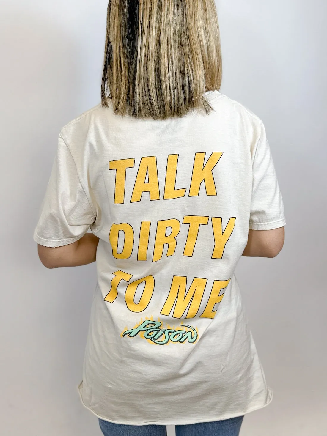 Poison Talk Dirty Green Tee