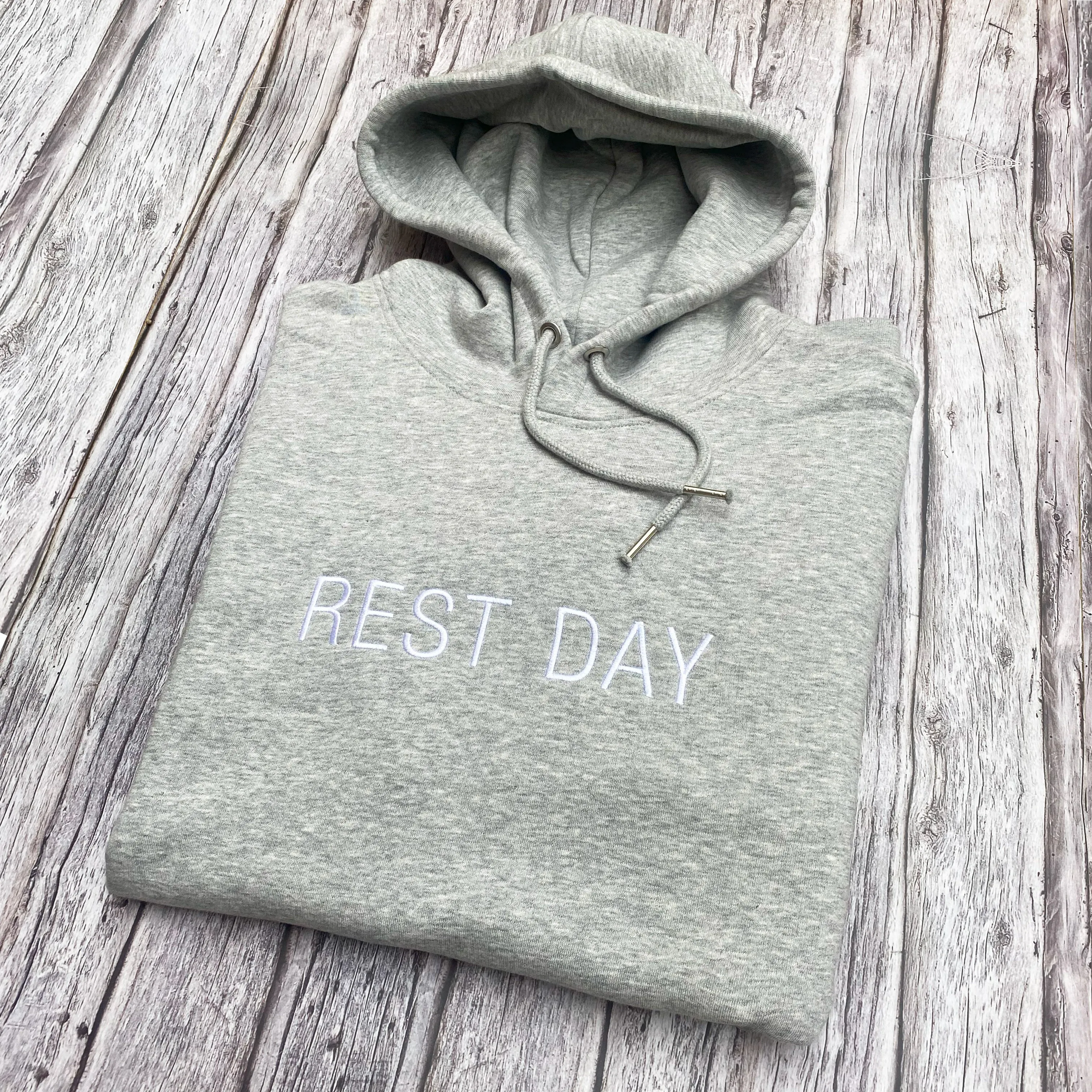 Rest Day Hoodie - Embroidered